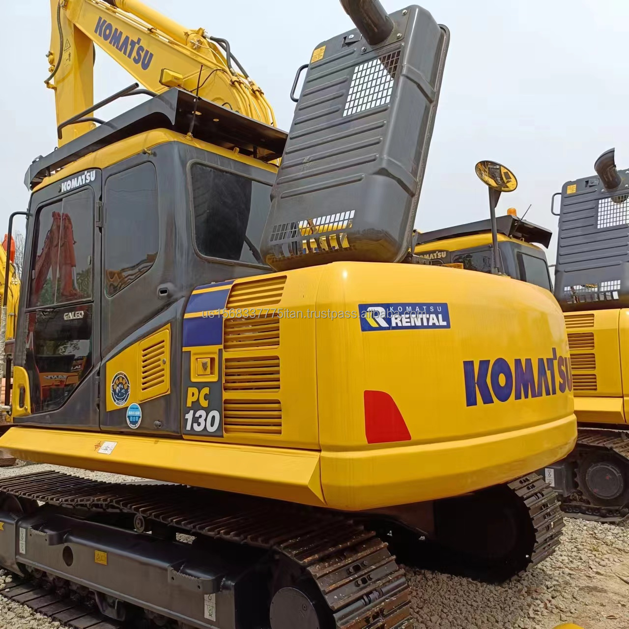 Komatsu PC130 Excavator with Original Hydraulic Cylinder and Good Working Condition