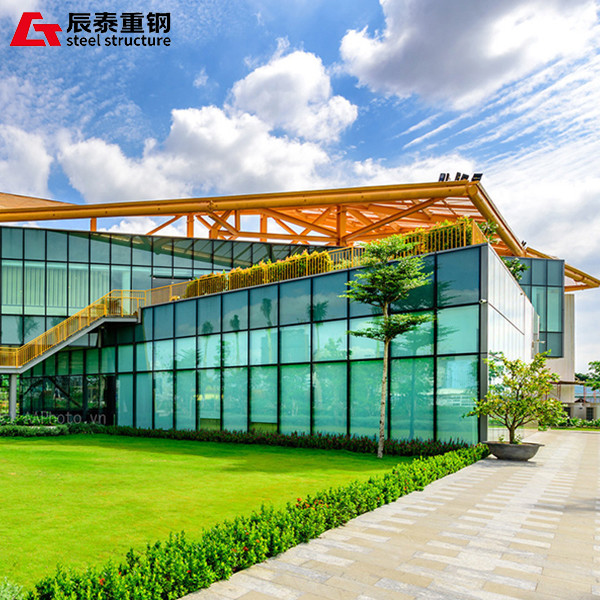 China Galvanized Steel Structure Construction 1000 Tons For Showroom Office factory