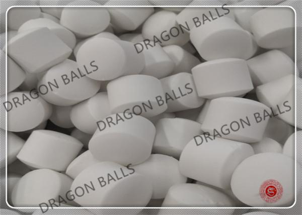 White Ceramic Grinding Balls For Ceramic Cylinder High Alumina Cylinder Grinding