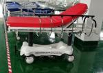 Hydraulic Luxurious Emergency Patient Trolley 4 Pcs 6 Inch Central Locking