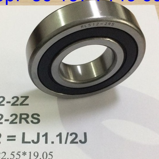 RLS12-2RS / LJ1.1/2-2RSJ Inch Size Automotive Bearings Deep Groove Ball Bearing 38.1*82.55*19.05mm