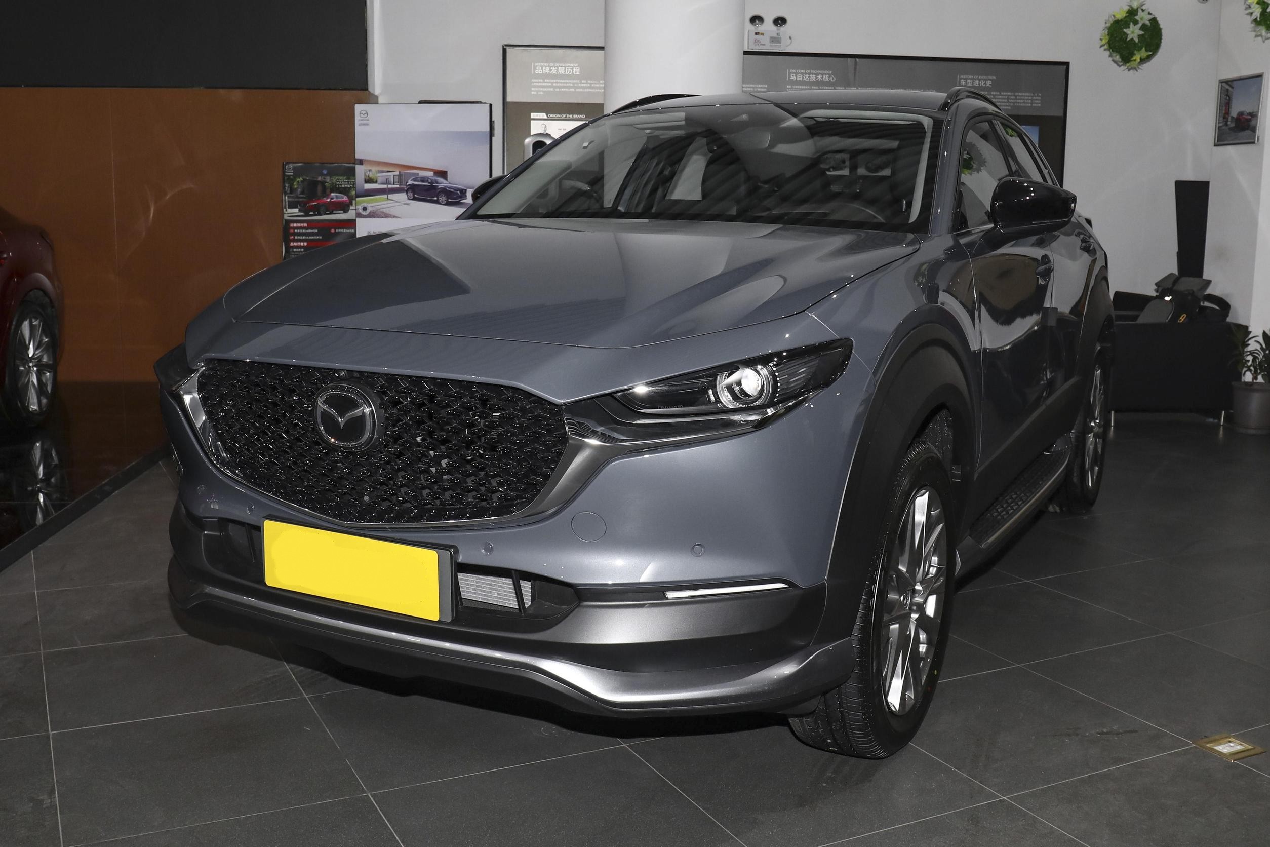 450 km Range Mazda CX 30 EV Electric Vehicle Car in White/Blue/Red/Platinum Steel Gray/Extreme Gray with from Mazda