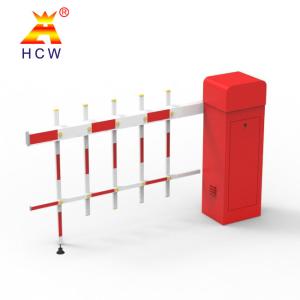 China Parking Lot Barrier Arm Gate 6m security boom gate Remote Control 160W factory