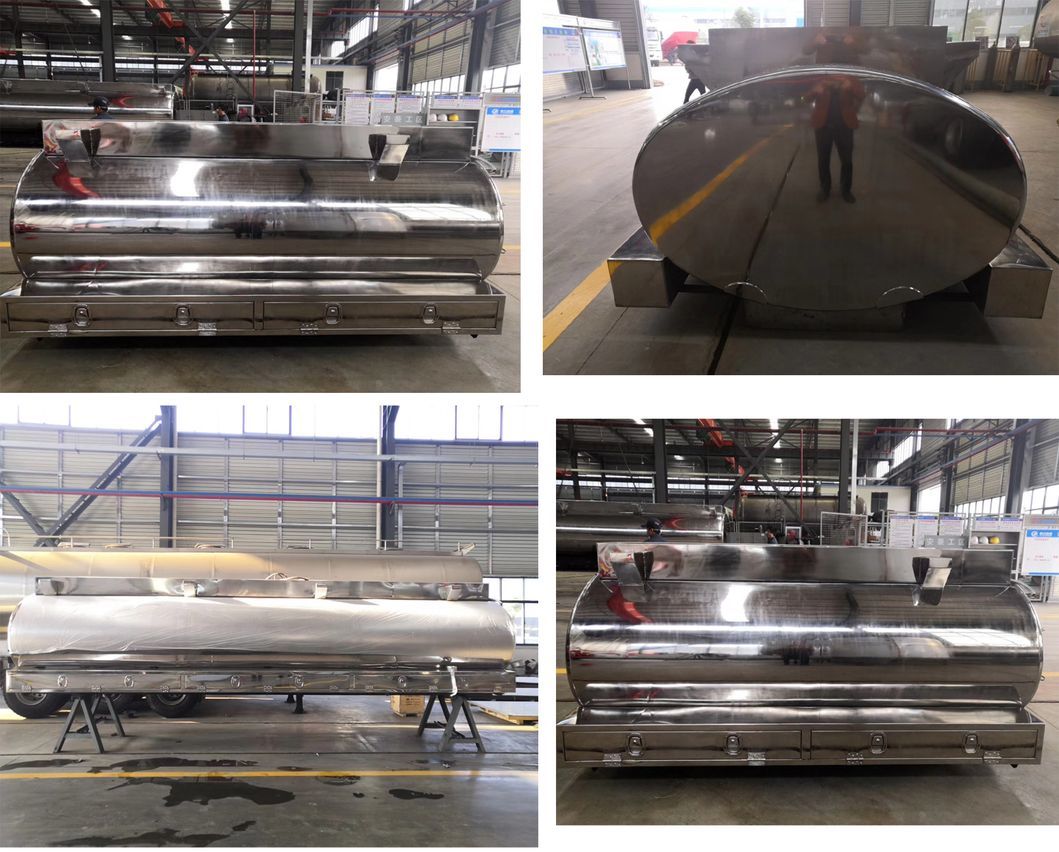 Dongfeng DFAC Food Grade Stainless Steel 316 Milk Tank Truck Capacity 1500liters