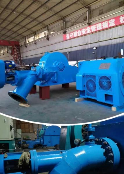 Hydro Power Equipment Turgo Turbine Water Turbine Generator 5t-20t Rated Head 50