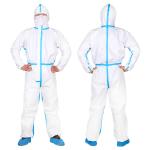 50-70gsm Full Body Protective Suit Medical Non Woven Disposable Microporous