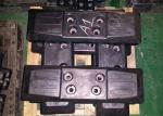 Protective Chain On Excavator Rubber Pads Black Color High Performance