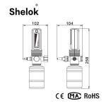 Hospital series Medical Oxygen Flow Meters, Air Flow Meter With Wifi or