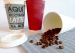 8 oz/12 oz/16 Oz Hot Drink Ripple Paper Cups Double Wall Protection Heat