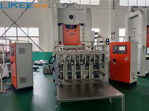 Customized 4 Caivities 30~75 strokes/min 80TON Aluminium Foil Container Making
