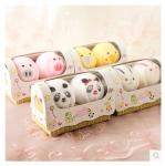 New creative promotion gift product wedding gift pig rabbit duck panda towel