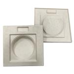Biodegradable Bamboo Paper Tray OEM Acceptable Oilproof Staticproof