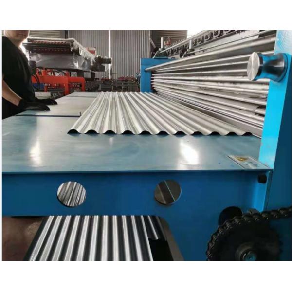 0.12-0.2mm Barrel Corrugated Roll Forming Machine For Thin Galvanized Material