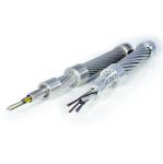 Single Mode G652d OPGW Fiber Optic Cable Aerial Optical Ground Wire 24 Core