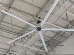 40dB Noise Level Warehouse Commercial Ceiling Fans For Garages Remote Control