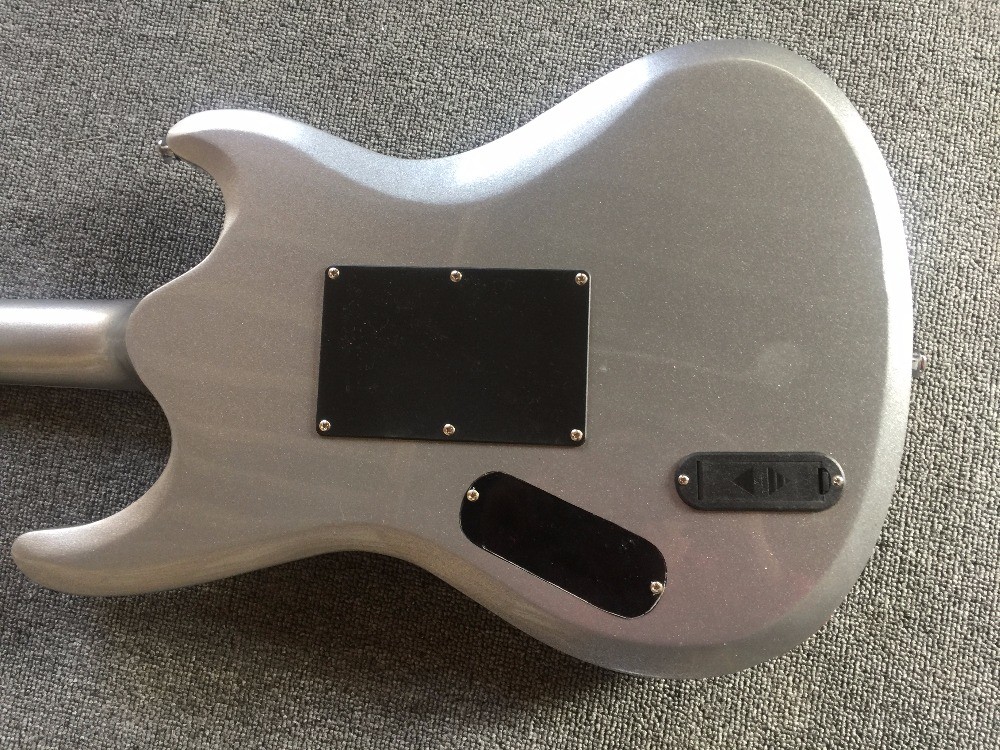 Top quality factory custom Silver Powder Mirror Panel High Quality Guitar/Anmiyue China Electric Guitar