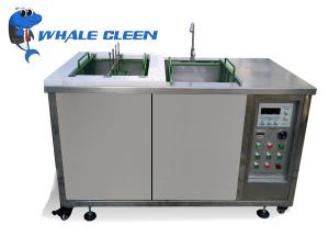 China Double Tanks Electrolytic Ultrasonic Cleaning Equipment For Mold Washing Remove Grease Rust Stains factory