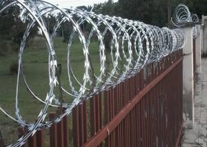 China Double Blade Spiral Barbed Wire Rope Blade Razor Wire For Protecting Fence factory