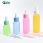 Transparent Skin Care Serum Dropper Bottle PET Plastic Sealing Type Pump Sprayer