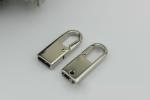 Hanging nickel color zinc alloy 33 mm length metal key chain snap hook for strap
