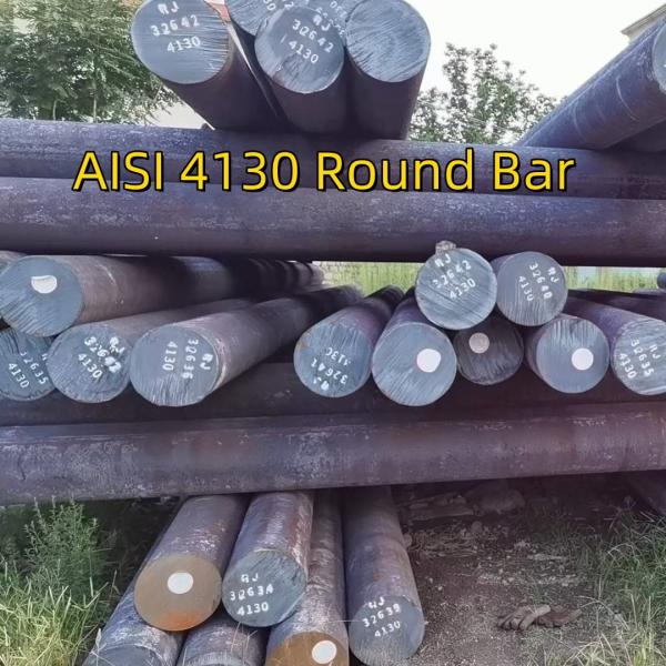 AISI 4130 Round Bar 30CrMo Heat Treatment Normalized/Annealed/QT For Valve