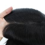 Cuticle Remy Hair Topper Full Injected Poly skin Best Quality Hair Top Piece