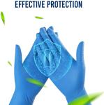 Blue Powder Free Disposable Nitrile Gloves Hand Gloves disposable nitrile glove