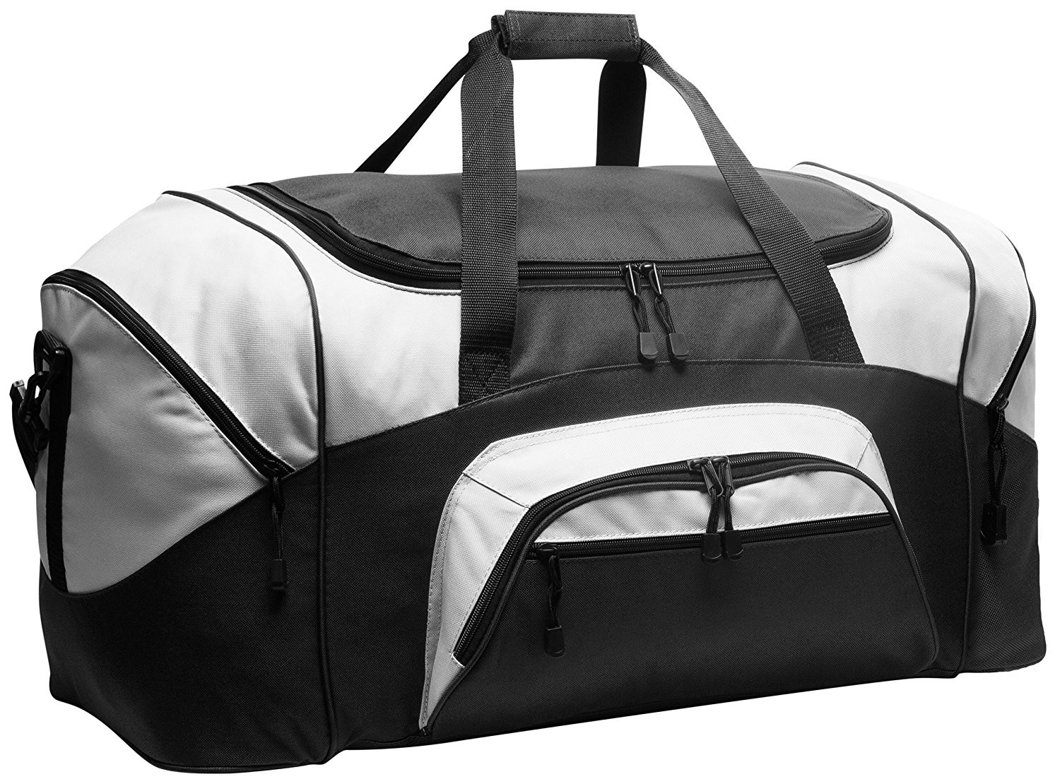 600D Polyester Personalized Sports Duffle Bags Blue Color H32.4cm X W69.2cm X D34.3cm