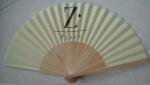 23cm Wooden Hand Held Custom Printed Folding Fans For Promotion Or Decoration
