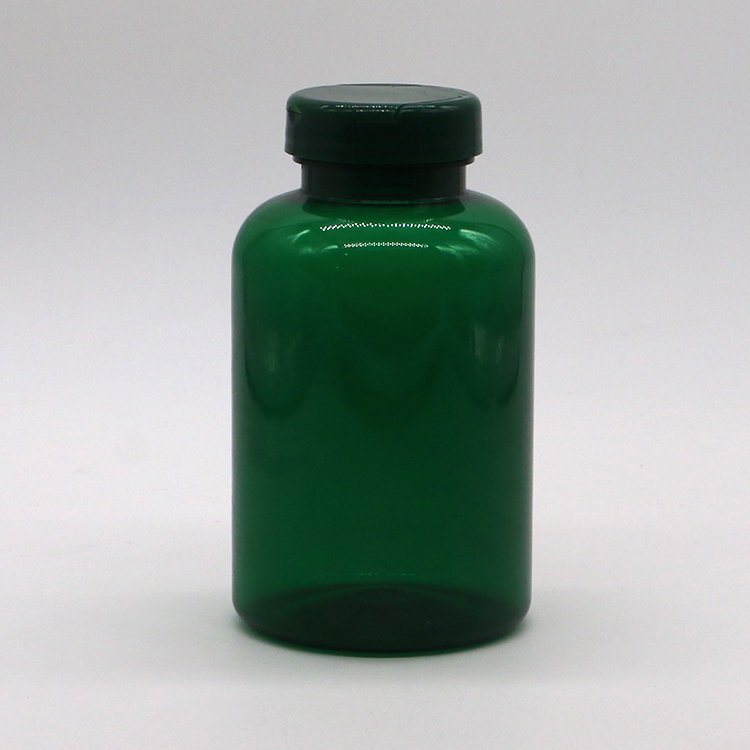 SCREW CAP 350ML PET Medical Plastic Refillable Bottle for Refillable Medicine Capsule