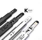 Side Installation Soft Close Drawer Slides Self Closing 25000 Times Cycling