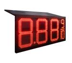 Outdoor Waterproof Gas LED Signs with Red Tube Chip Color 8.889/10 Number Format