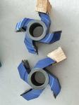 Carbide Tipped Shaper Cutters With 4-Wing Stile And Rail Concave Cabinet Door