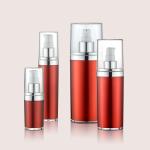 Oval Shape Airless Lotion Pump Bottles Container For Emulsion Storage GR216A/B