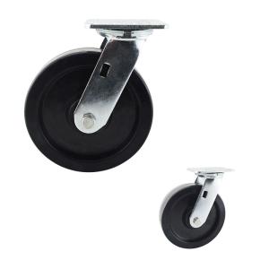 China 500kg Load Capacity Heavy Duty Trolley Wheel 8 Inch Industrial Swivel Casters Wheels factory