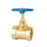 DN20-NPT Threaded plumbing Brass Stop Valve abrasion resistance Customized
