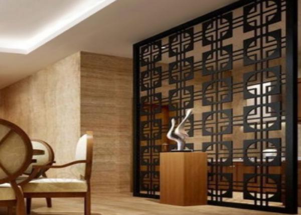 Rust Proof Decorative Metal Panels , Delicate Indoor Privacy Screen Solid