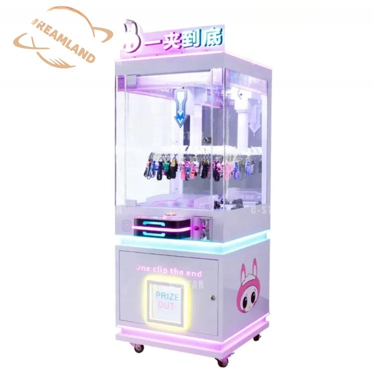 Dreamland New Clamp Vending Game Machine Win Prize Game Machine Rotating Clip Gift Game Machine