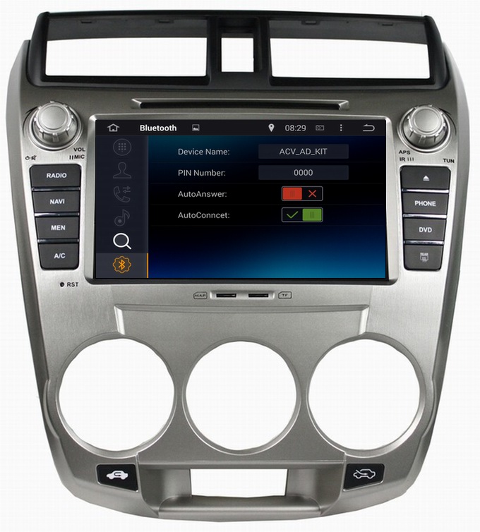 Ouchuangbo Car DVD GPS Navigation Stereo System for Honda City 1.5L 2008-2012 Android 4.4