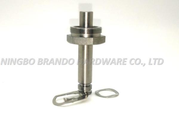 Thread Connection Solenoid Stem Stainless Steel Pentagon Seat With Interior