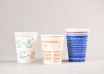 8oz 250ml Water Tea Cold Paper Cups Recyclable With Various Size