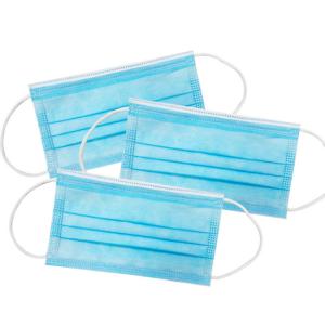 China Non Woven Disposable Earloop Mask Protective Face Masks Blue Color 17.5 * 9.5cm factory