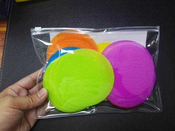China Multi - Color Hook And Loop Tape Carpet Spot Markers Self Adhesive factory