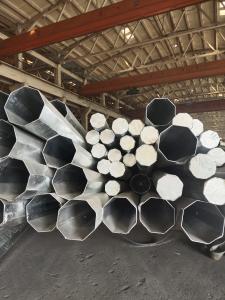 China 50m Steel Electric Pole Slip Joint Hot Dipped Galvanized Anchor Bolt factory