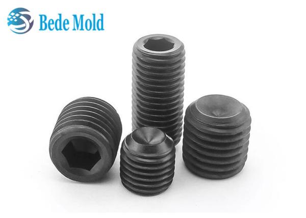 Black Color Cup Point Set Screws Din 916 Metric Fine Threaded Alloy Steel