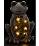 Multicolor 4Watt Polyresin Frog Decorative Solar Garden Lights