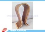 SGS ODM Curved Wood Countertop Display For Shopping Mall , Painted Surface