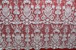 Diamond Mesh based Crown Style Embroidery Lace Fabric Crown for Women's Clothes