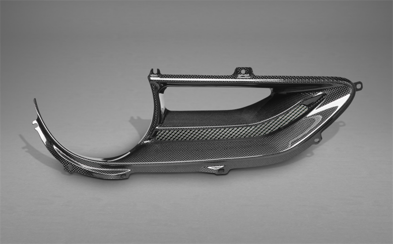 For Ferrari 488 Carbon Fiber Body Kit 488 Upgraded Capristo Style Carbon Fiber Front Lip Diffuser Spoiler