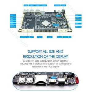 RK3399 4K LVDS Embedded System Board Android Infrared Touch Interface
